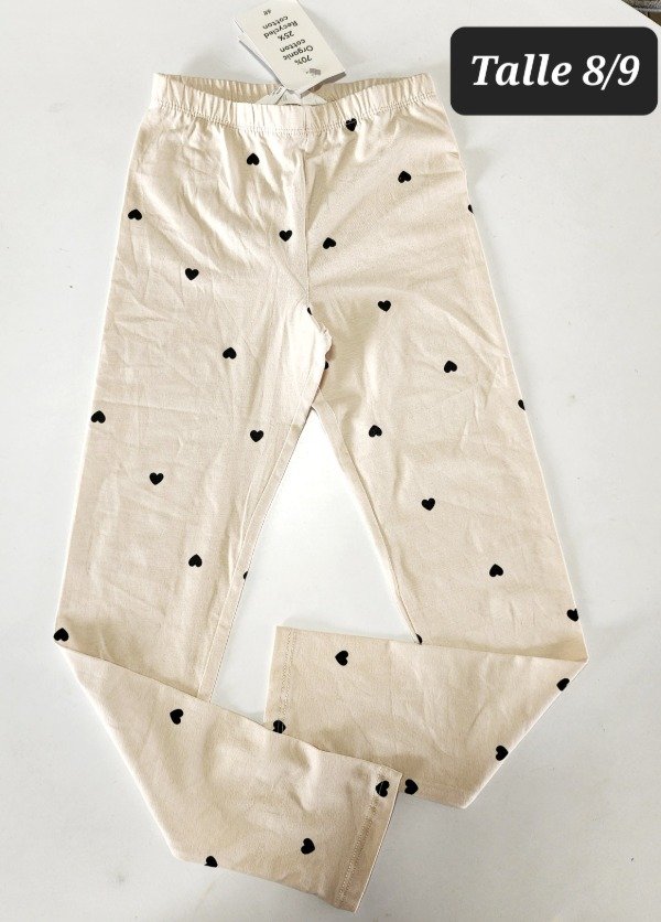 Producto - Calza HyM talle 8/9 corazón