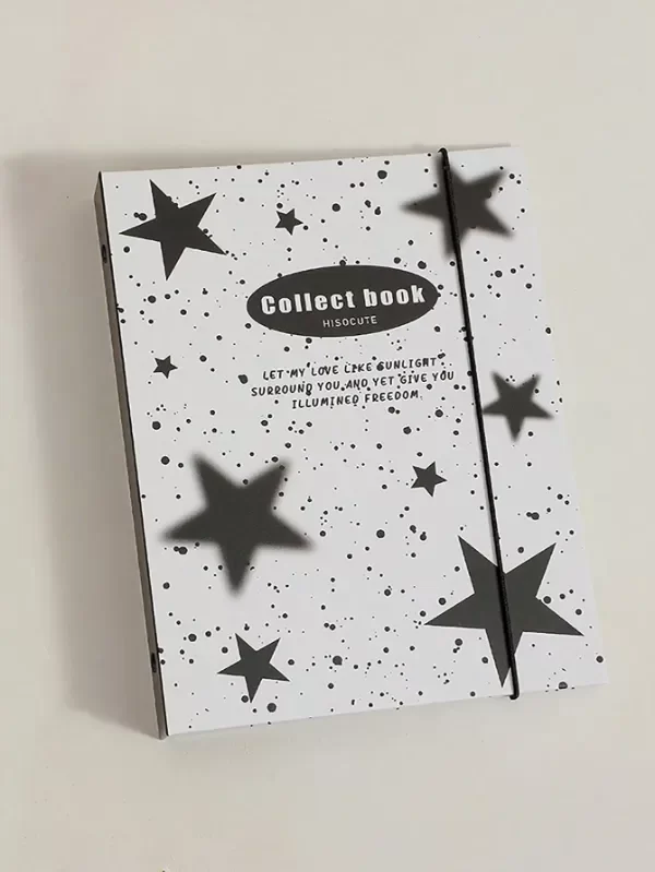 Producto - Binder A5 negro con estrellas - 0