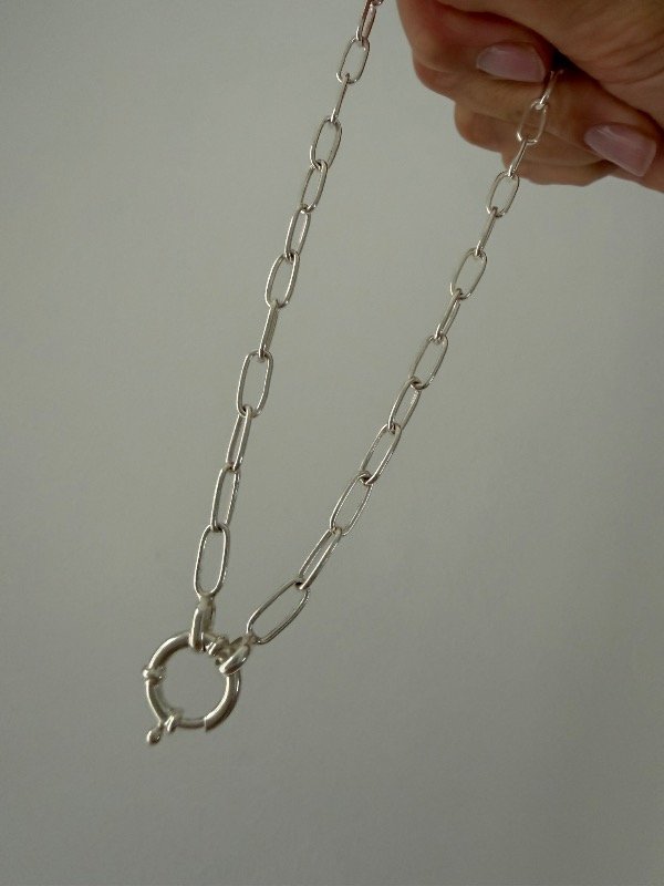 Producto - Cadena Rolo Rectángula Fina