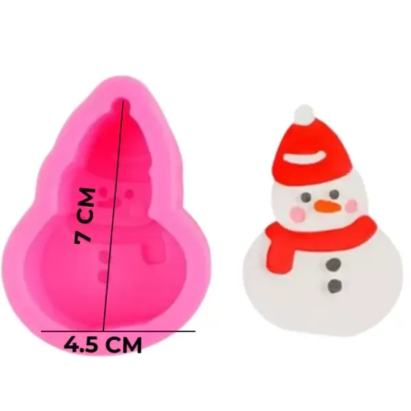 Producto - Molde Muñeco de Nieve Navidad