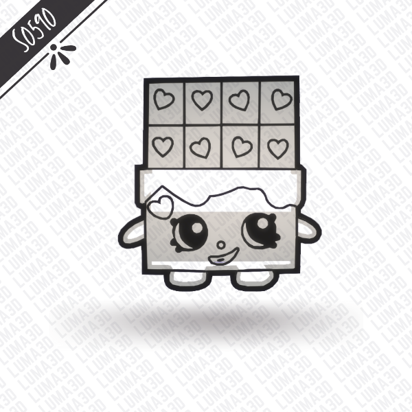 Producto - S0590 - Chocolate con corazones (Línea sweet)