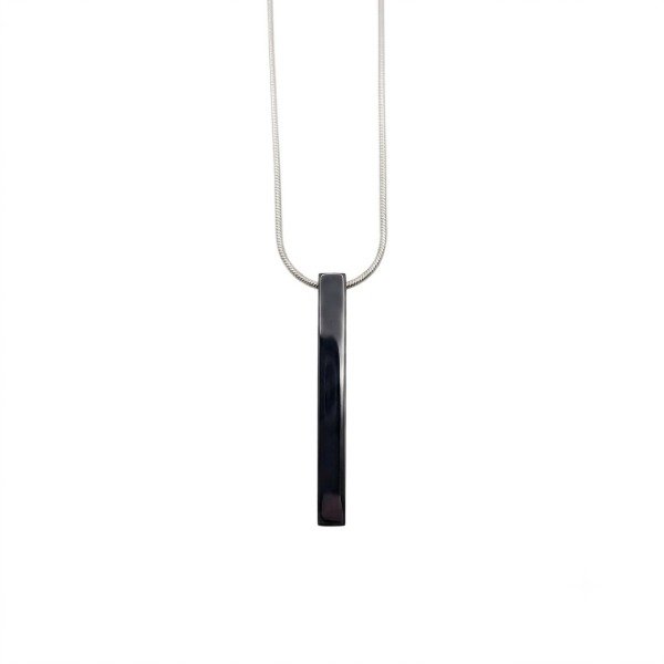 Producto - Collar con dije Barra Negra