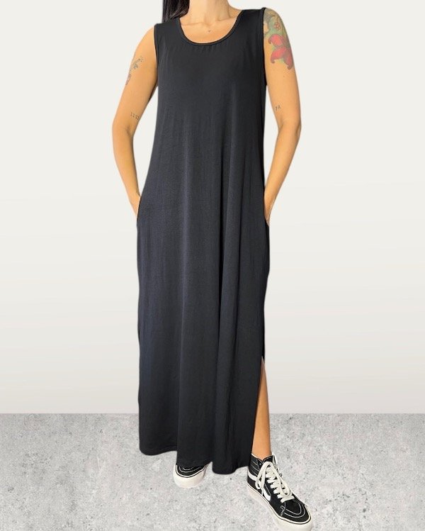 Producto - Vestido largo negro