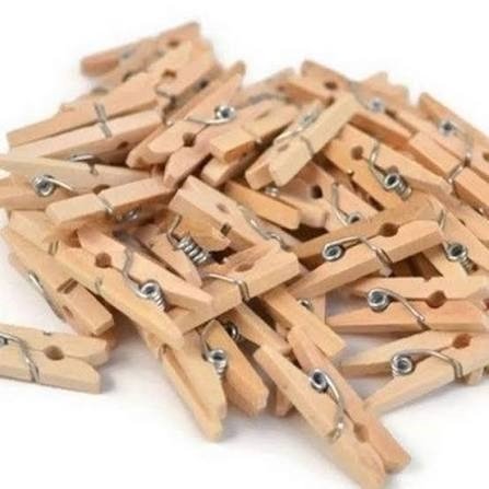 Producto - Mini broches de madera