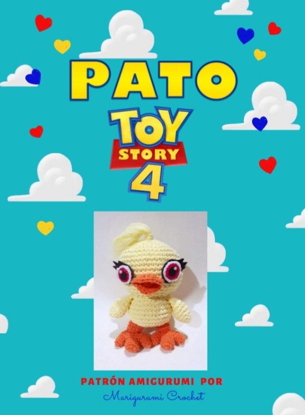 Producto - Pato Toy Story 4 patrón amigurumi