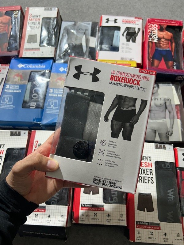 Producto - Underarmour pack de Boxers x3, Talle XXL