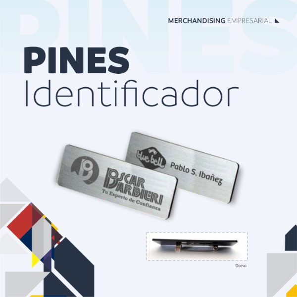 Producto - Prendedor Pin Identificador