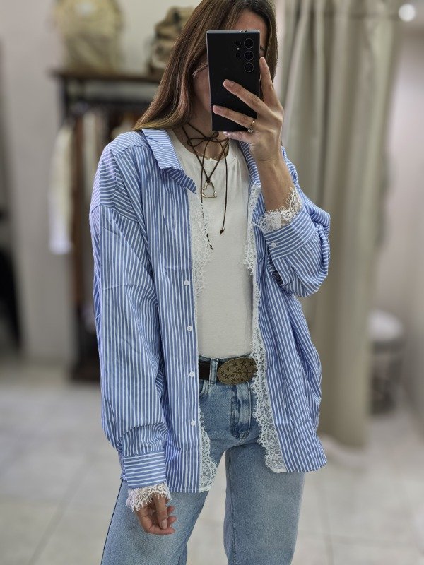 Producto - Camisa ELENA azul - 3