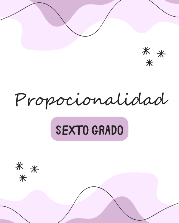 Producto - 6to Grado Proporcionalidad