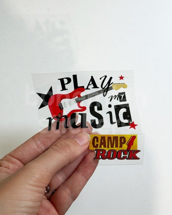 Producto - Sticker DTF UV x2 CAMP ROCK - Camp Rock