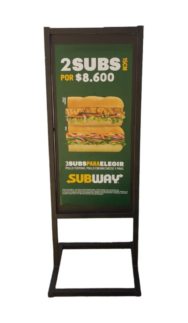 Producto - Cartel De Pie Pesado