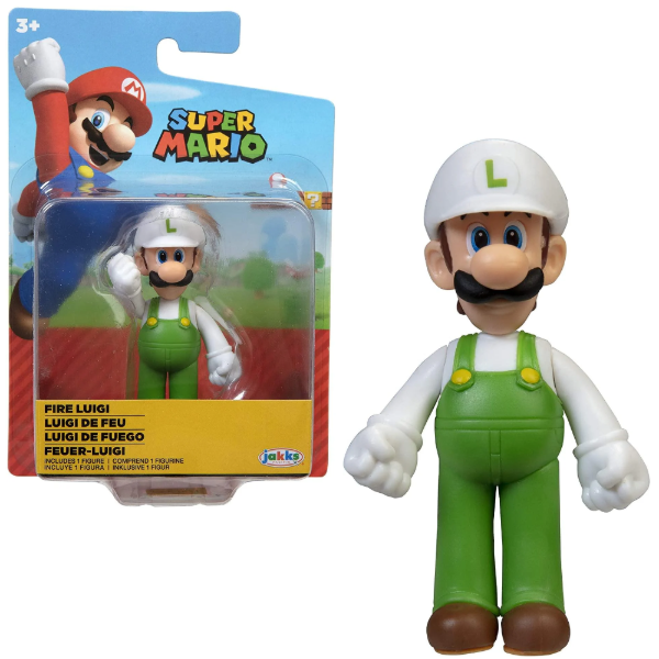 Producto - Super Mario Fire Luigi 7cm - 0