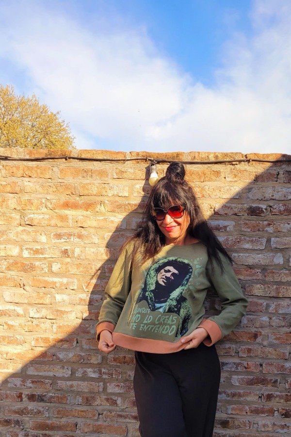 Producto - BUZO ALGODÓN MUJER Pity Alvarez Te entiendo - 5