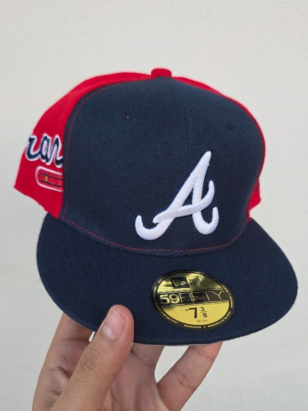 Atlanta Braves gameday sideswipe collection New Era 59fifty talle 7 3/8