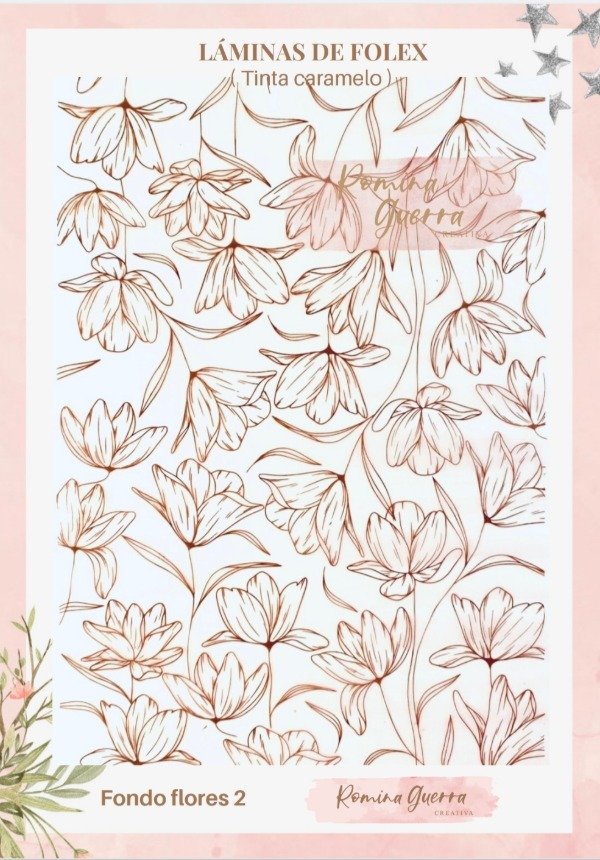 Producto - Láminas Folex - Fondo Flores 2