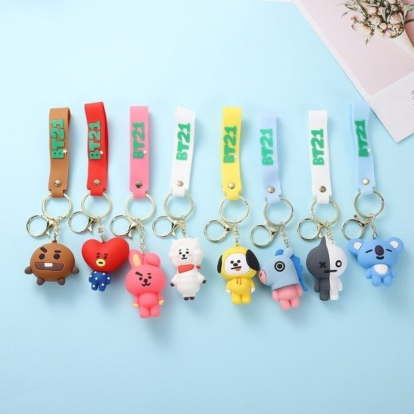 Producto - Llavero de goma BT21 BTS