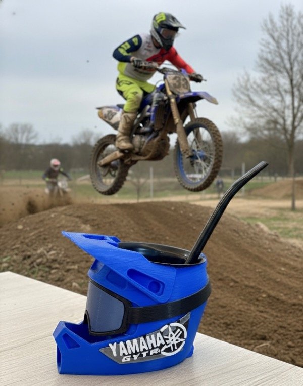 Producto - MATE CASCO MOTOCROSS YAM