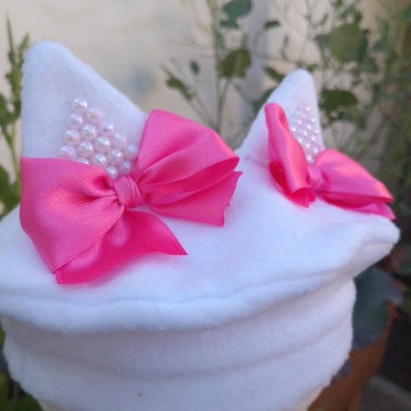 Producto - Boina gatito blanco 1 - 0
