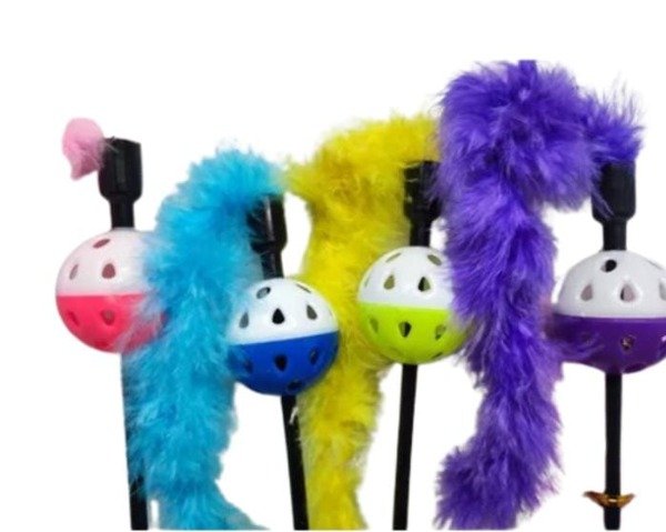 Producto - Varita Pelota Cascabel con Pluma