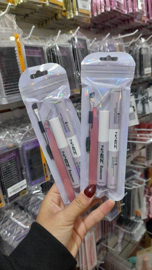 Producto - Kit de pegamento y removedor para pestañas en grupo NAEZ