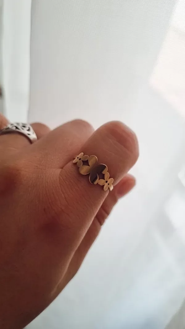Producto - Anillo triple flor Ad