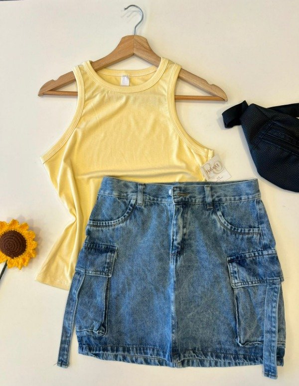 Producto - Pollera  cargo con tiras