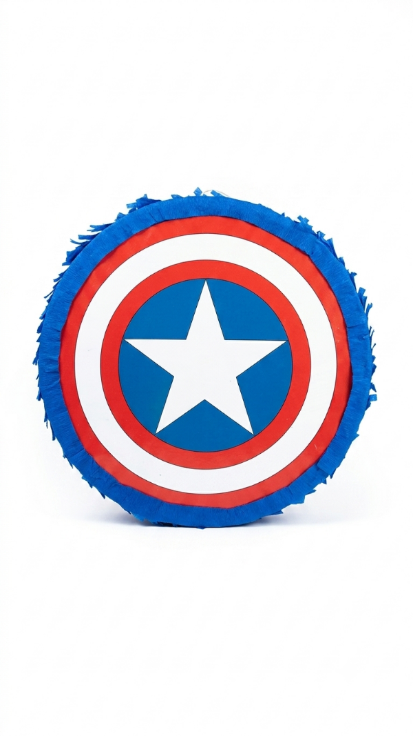 Producto - Piñata escudo Capitán América