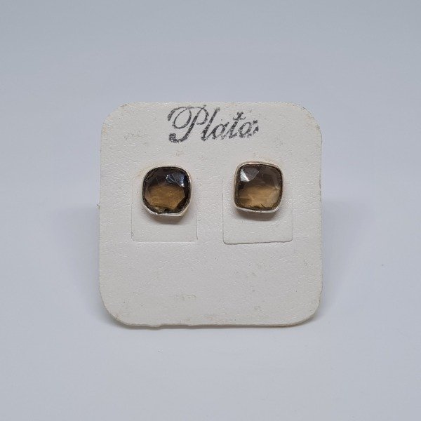 Producto - Aros plata cubic cuadrado