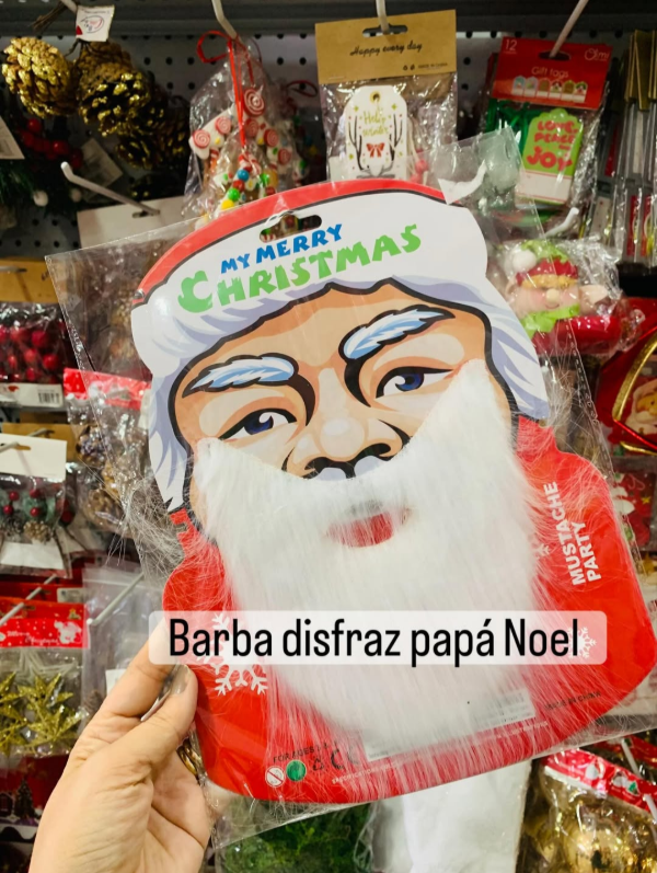 Producto - Barba de papá Noel navidad