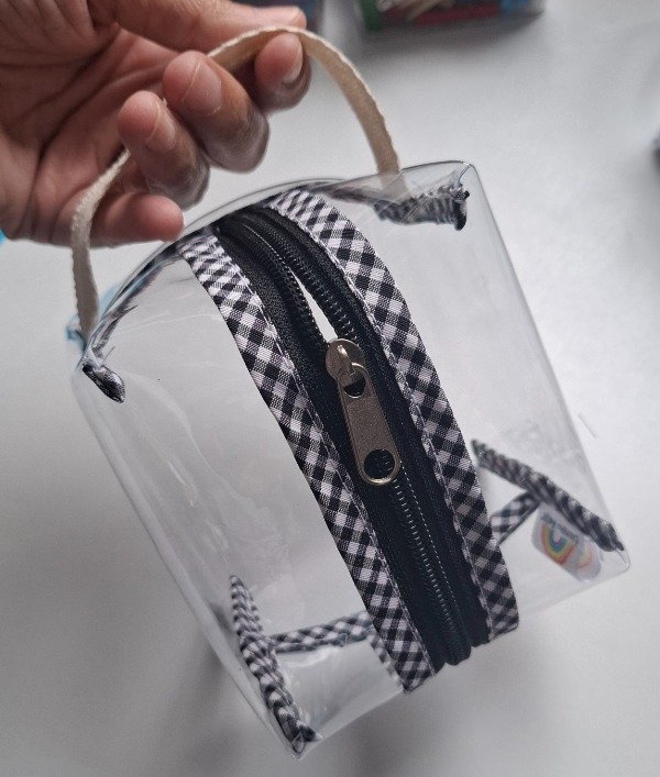 Producto - Minipocket Cristal Cuadrille Negro