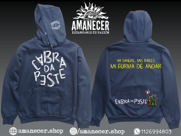 Producto - Buzo canguro Cabra Da Peste
