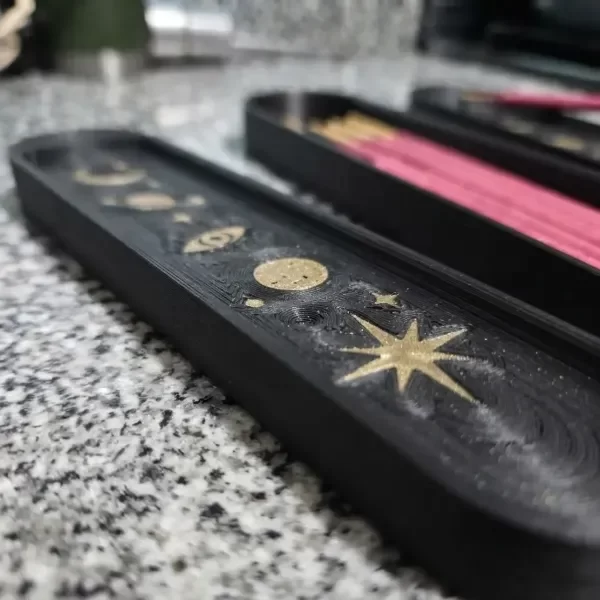 Producto - Caja Porta Y Guarda Sahumerios 25cm Diseño Astrologia - 3