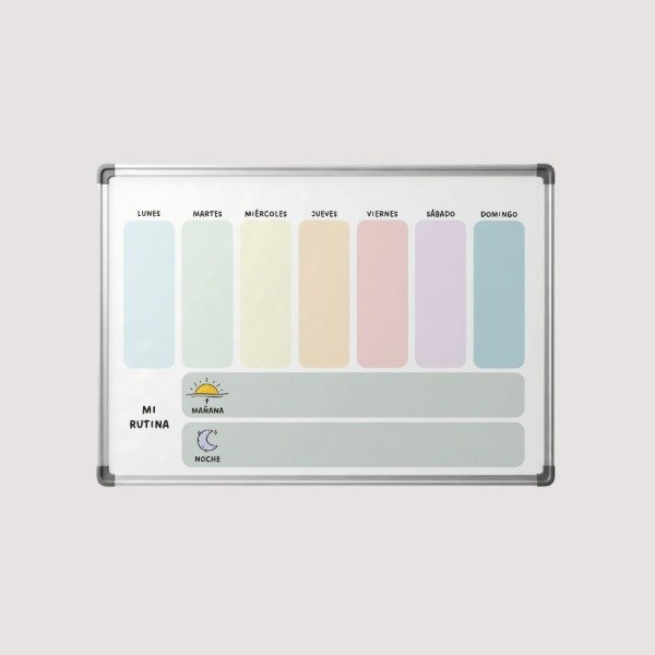 Producto - Agenda Semanal con Rutina - SIN pictogramas