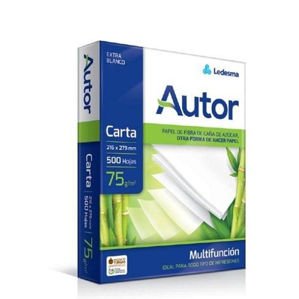 Producto - RESMA LEDESMA AUTOR 75 GRS CARTA (101072)