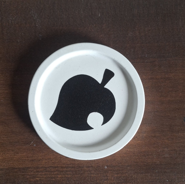 Producto - Posavasos Redondo Animal Crossing Hoja / Leaf