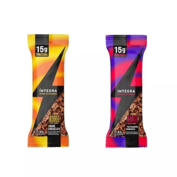 Producto - Barritas Proteicas Integra 15 g Proteína Caja x10 - 2