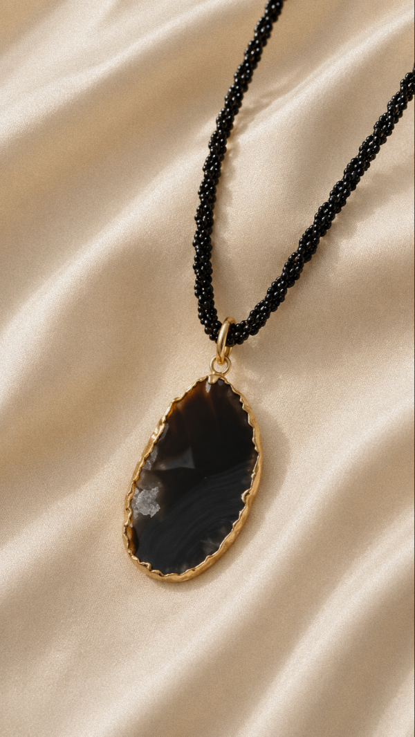 Producto - Collar Doma Ágata Negra - 0