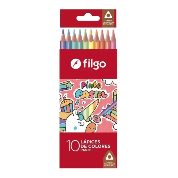 Producto - FILGO LAPICES PINTO PASTEL X10