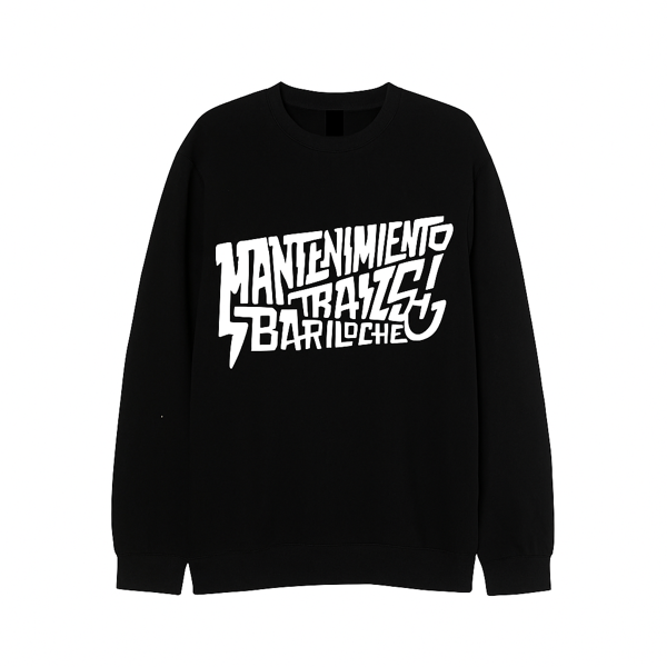 Producto - PRE-VENTA Buzo NEGRO - Cuello Redondo   (Unisex)