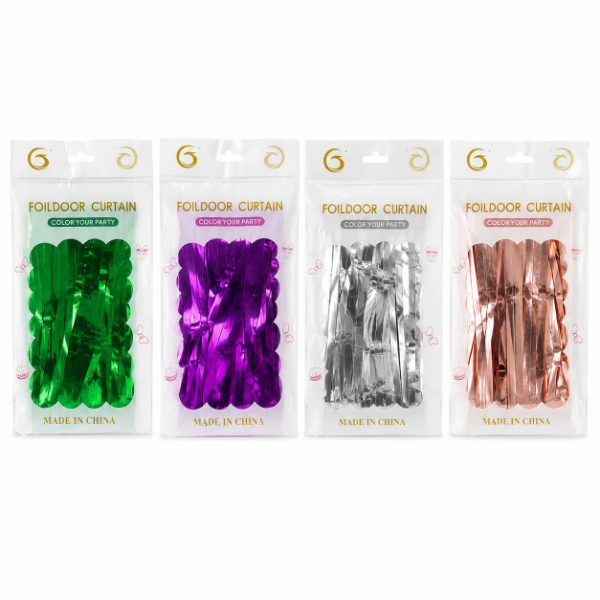 Producto - Cortina metalizada 1mt x 2mts - 4