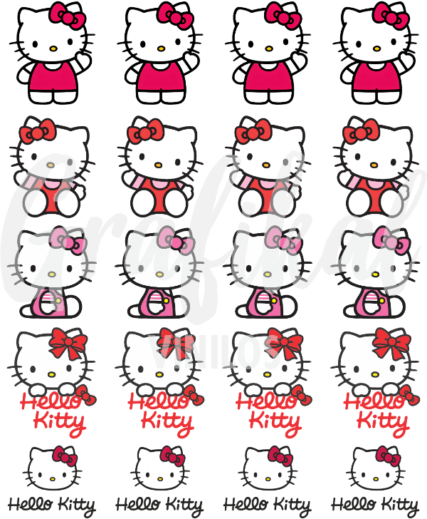 Producto - Transfer Color Hello Kitty 006