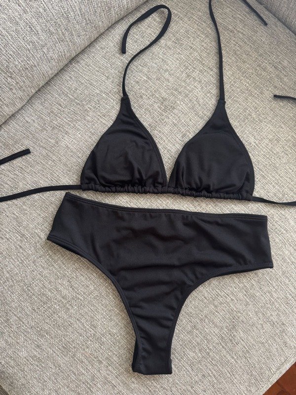 Producto - Bikini Tiro Alto Negro