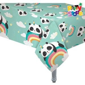 Producto - MANTEL PLASTICO PANDA 180cm x 130 cm