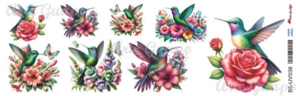 Producto - Láminas Transfer UV COLIBRI