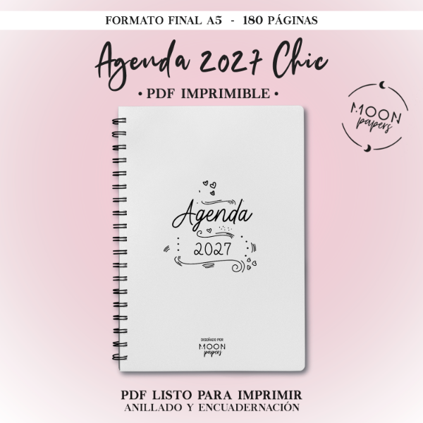 Producto - Agenda 2027 Chic - 0