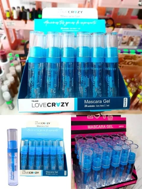 Producto - MASCARA GEL TRANSPARENTE PARA CEJAS Y PESTAÑAS LOVECRAZY
