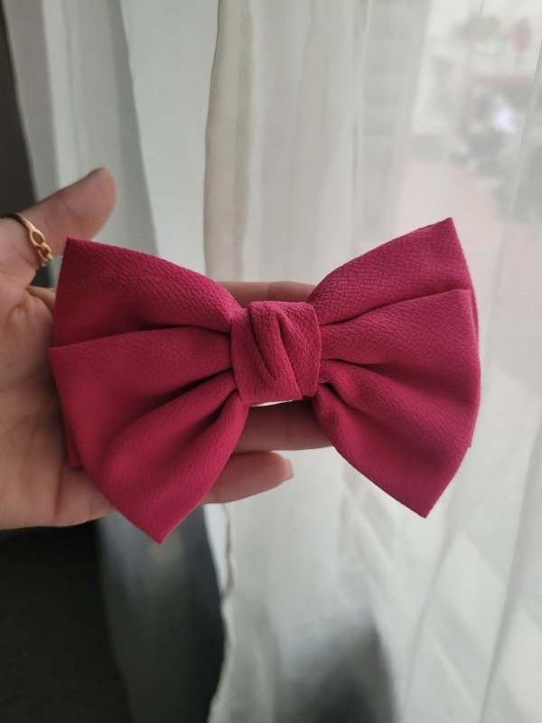 Producto - Moño Hebilla francesa fucsia