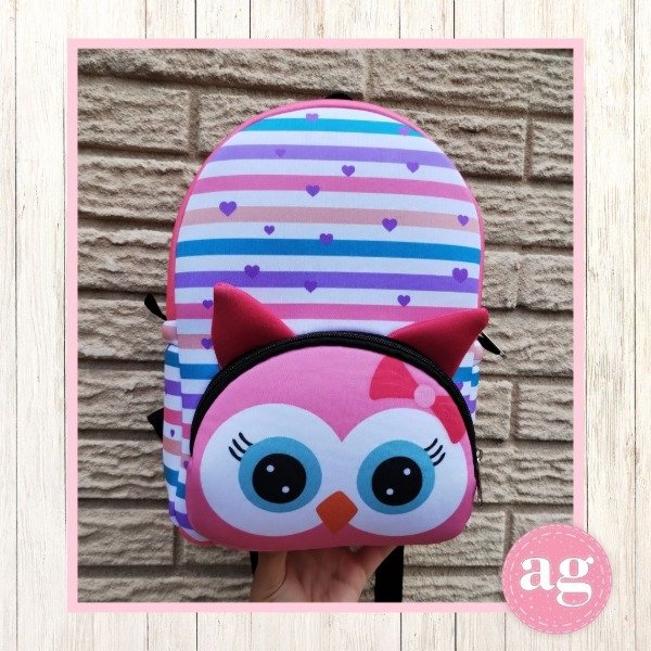 Producto - Mochila chica lechuza