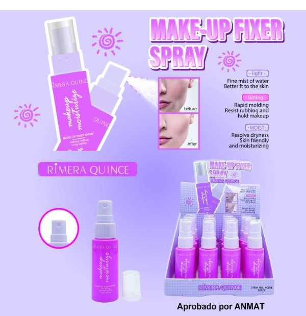 Producto - FIJADOR DE MAQUILLAJE - RIMERA QUINCE