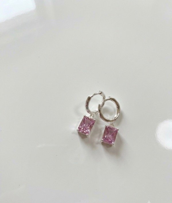 Producto - ARGOLLAS CUBIC ROSADO
